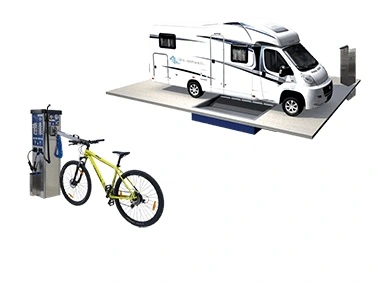 Liquami area sosta camper